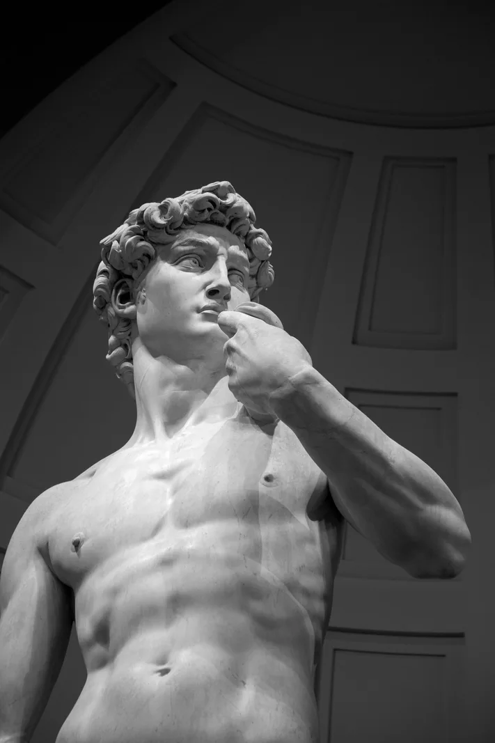 David von Michelangelo — Detailaufnahme
